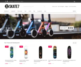 Skate7.nl(SKATE7 Skateshop) Screenshot