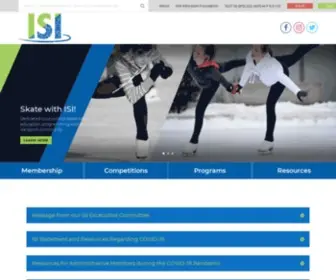 Skateisi.com(ICE SKATING INSTITUTE) Screenshot