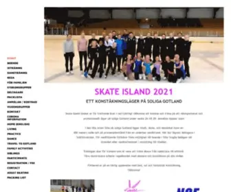 Skateisland.se(Konståkningsläger) Screenshot