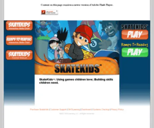 Skatekids.com(SkateKids (TM)) Screenshot