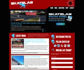 Skatelab.com(Home) Screenshot