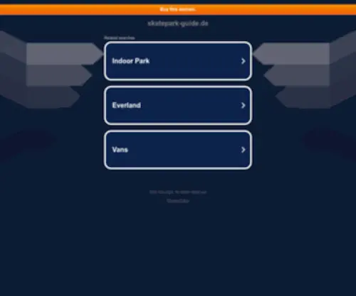 Skatepark-Guide.de(Skateparks) Screenshot