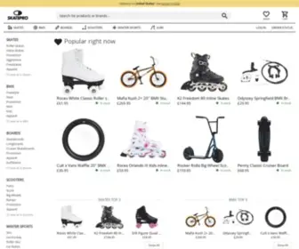 Skatepro.uk(The Action Sports Specialist) Screenshot