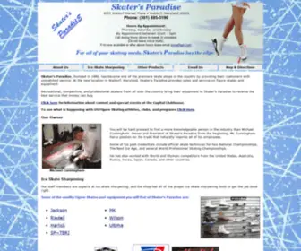 Skatersparadise.com(Ice Skates Sharpening Service Waldorf MD) Screenshot