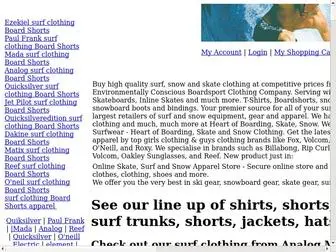 Skateshirtsuperstore.com(Skate clothing T) Screenshot