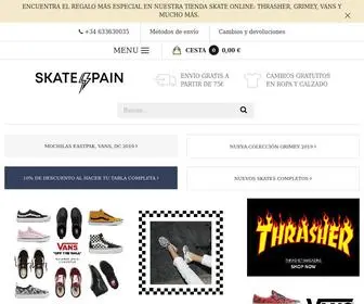 Skatespain.com(Tienda Skate Online Ropa y Zapatillas) Screenshot