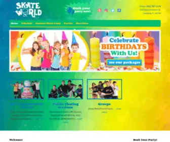 Skateworldleesburg.com(Skate World) Screenshot