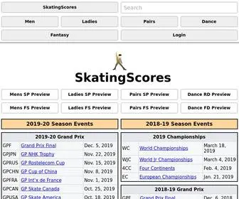 Skatingscores.com(SkatingScores ? Home) Screenshot