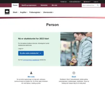 Skatteetaten.no(Person) Screenshot