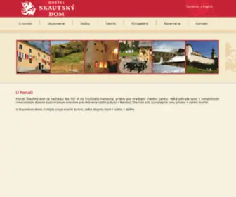 Skautskydom.sk(Hostel sv. JURAJ) Screenshot