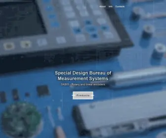 Skbis.ru(Rotary and linear encoders) Screenshot