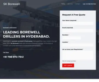 Skborewell.in(SK Borewell Drillers in Hyderabad) Screenshot