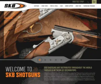 SKBshotguns.com(SKB Shotguns) Screenshot