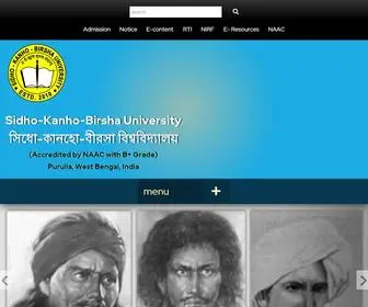 Skbu.ac.in(Sidho-Kanho-Birsha University 82.192.95.118) Screenshot