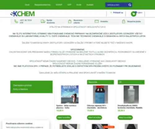 SKchem.sk(Shop) Screenshot