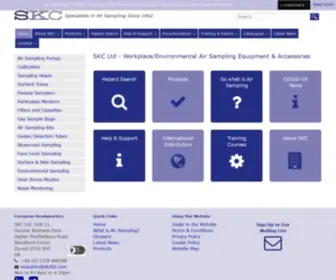 SKCLTD.com(Air Sampling Products from SKC Ltd) Screenshot