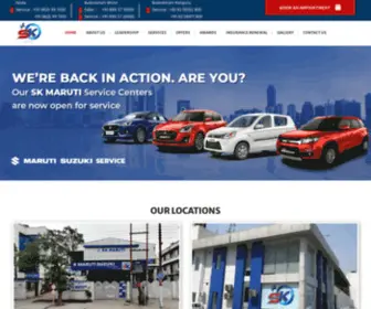 Skcogroup.com(SK maruti car service centre) Screenshot