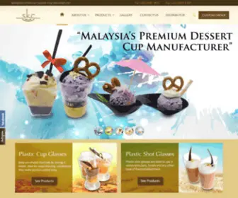 SKCproducts.com(Dessert Cup) Screenshot