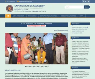 Skdacademy.org(A UNIT OF SATYA KINKAR DEY MEMORIAL TRUST) Screenshot