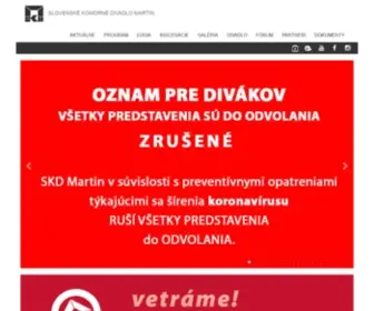 SKdmartin.sk(Slovenské komorné divadlo) Screenshot
