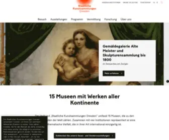 SKD.museum(Die Staatlichen Kunstsammlungen Dresden zählen zu den bedeutendsten Museen der Welt) Screenshot