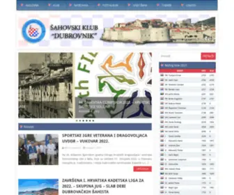 Skdubrovnik.hr(Ahovski klub Dubrovnik) Screenshot