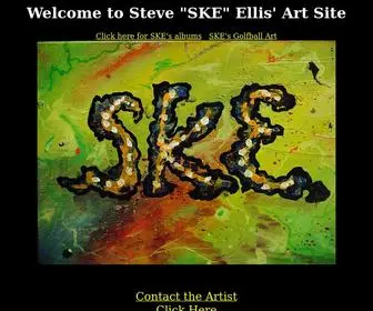 Ske-ART.com(Steve "SKE" Ellis' Art Site) Screenshot