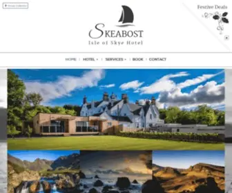 Skeabosthotel.com(Isle of Skye) Screenshot