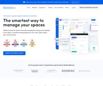 Skedda.com(Workplace Management Software) Screenshot
