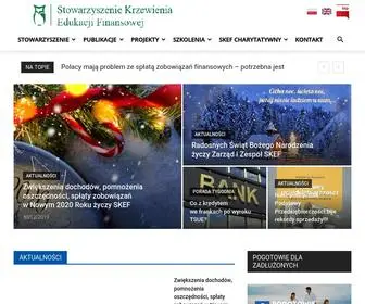Skef.pl(Stowarzyszenie Krzewienia Edukacji Finansowej) Screenshot
