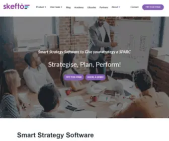 Skefto.com(Strategy Software to help Formulate) Screenshot