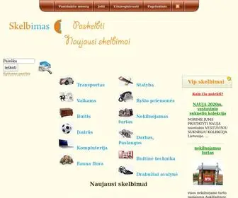 Skelbimas123.lt(Užregistruotas domenas) Screenshot