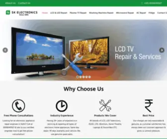 Skelectronicsdelhi.com(Samsung LED TV Repair In South Delhi) Screenshot