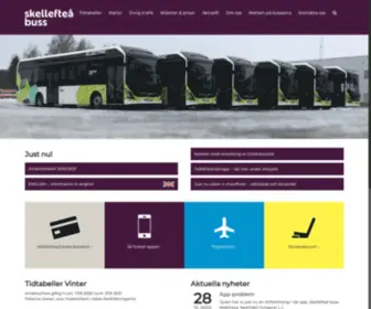 Skelleftebuss.se(Skellefteå) Screenshot