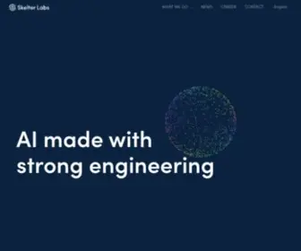 Skelterlabs.com(AI made with strong engineering) Screenshot