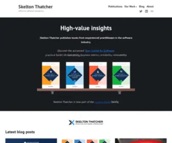 Skeltonthatcher.com(Effective software operations) Screenshot