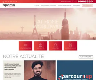 Skema-BS.fr(SKEMA Business School: Ecole de commerce et management en France et à l'international) Screenshot