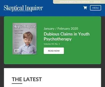 Skepticalinquirer.org(Skeptical Inquirer) Screenshot
