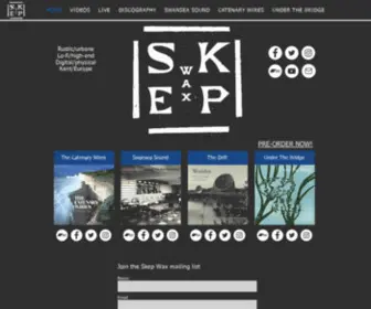 Skepwax.com(Record label) Screenshot