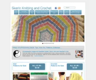 Skerinknittingandcrochet.com(Skerin Knitting & Crochet Patterns) Screenshot