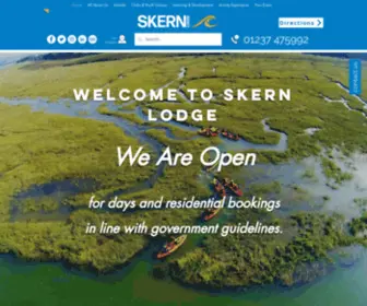 Skernlodge.co.uk(Skern Lodge Outdoor Activity Centre) Screenshot