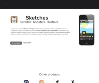 Sketchesapp.com(IPad and iPhone Art Made Fun) Screenshot