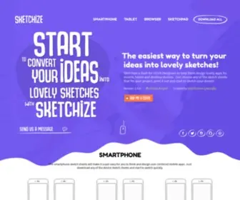 Sketchize.com(Sketch Sheets) Screenshot