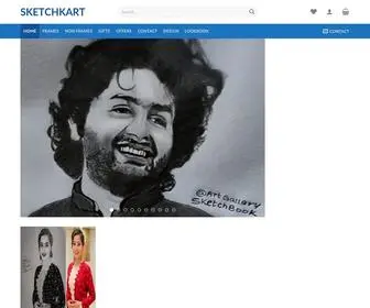 Sketchkart.com(Creative sketches and custom gifts) Screenshot