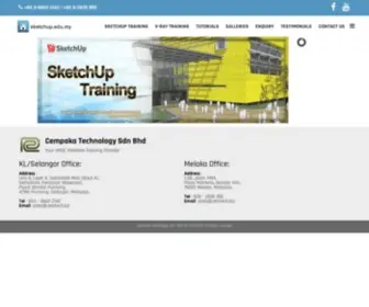 Sketchup.edu.my(Home) Screenshot