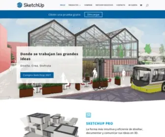 Sketchup.mx(SketchUp México) Screenshot