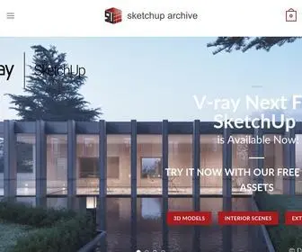 Sketchuparchive.com(High quality 3D models for V) Screenshot