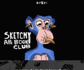 Sketchyapebookclub.com(Sketchy Ape BC) Screenshot