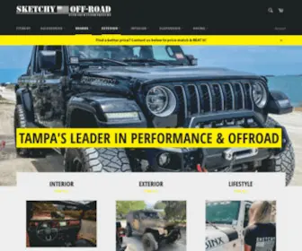 Sketchyoffroad.com(Sketchy Offroad & Performance) Screenshot