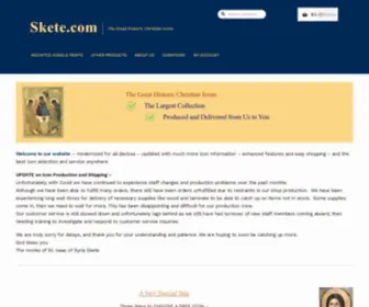 Skete.com(The Great Historic Christian Icons) Screenshot